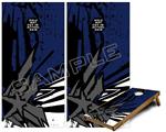 Cornhole Game Board Vinyl Skin Wrap Kit - Premium Laminated - Baja 0040 Blue Navy fits 24x48 game boards (GAMEBOARDS NOT INCLUDED)