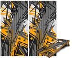 Cornhole Game Board Vinyl Skin Wrap Kit - Premium Laminated - Baja 0032 Orange fits 24x48 game boards (GAMEBOARDS NOT INCLUDED)
