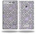 Locknodes 03 Lavender - Decal Style Skin (fits Nokia Lumia 928)