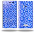 Gothic Punk Pattern Blue - Decal Style Skin (fits Nokia Lumia 928)