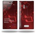 Bokeh Music Red - Decal Style Skin (fits Nokia Lumia 928)