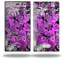 Butterfly Graffiti - Decal Style Skin (fits Nokia Lumia 928)