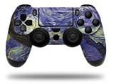 WraptorSkinz Skin compatible with Sony PS4 Dualshock Controller PlayStation 4 Original Slim and Pro Vincent Van Gogh Starry Night (CONTROLLER NOT INCLUDED)