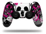 WraptorSkinz Skin compatible with Sony PS4 Dualshock Controller PlayStation 4 Original Slim and Pro Splatter Girly Skull (CONTROLLER NOT INCLUDED)