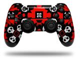 WraptorSkinz Skin compatible with Sony PS4 Dualshock Controller PlayStation 4 Original Slim and Pro Goth Punk Skulls (CONTROLLER NOT INCLUDED)