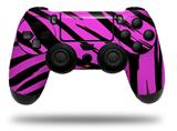 WraptorSkinz Skin compatible with Sony PS4 Dualshock Controller PlayStation 4 Original Slim and Pro Pink Tiger (CONTROLLER NOT INCLUDED)