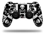 WraptorSkinz Skin compatible with Sony PS4 Dualshock Controller PlayStation 4 Original Slim and Pro Skull Checkerboard (CONTROLLER NOT INCLUDED)