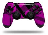 WraptorSkinz Skin compatible with Sony PS4 Dualshock Controller PlayStation 4 Original Slim and Pro Pink Plaid (CONTROLLER NOT INCLUDED)