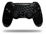 WraptorSkinz Skin compatible with Sony PS4 Dualshock Controller PlayStation 4 Original Slim and Pro Dark Mesh (CONTROLLER NOT INCLUDED)