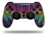 WraptorSkinz Skin compatible with Sony PS4 Dualshock Controller PlayStation 4 Original Slim and Pro Tie Dye Red and Purple Stripes (CONTROLLER NOT INCLUDED)