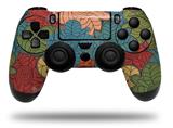 WraptorSkinz Skin compatible with Sony PS4 Dualshock Controller PlayStation 4 Original Slim and Pro Flowers Pattern 01 (CONTROLLER NOT INCLUDED)