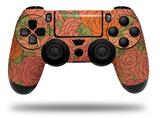 WraptorSkinz Skin compatible with Sony PS4 Dualshock Controller PlayStation 4 Original Slim and Pro Flowers Pattern Roses 06 (CONTROLLER NOT INCLUDED)