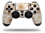 WraptorSkinz Skin compatible with Sony PS4 Dualshock Controller PlayStation 4 Original Slim and Pro Flowers Pattern 15 (CONTROLLER NOT INCLUDED)