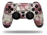 WraptorSkinz Skin compatible with Sony PS4 Dualshock Controller PlayStation 4 Original Slim and Pro Flowers Pattern 23 (CONTROLLER NOT INCLUDED)