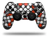 WraptorSkinz Skin compatible with Sony PS4 Dualshock Controller PlayStation 4 Original Slim and Pro Locknodes 05 Red (CONTROLLER NOT INCLUDED)