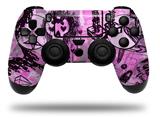 WraptorSkinz Skin compatible with Sony PS4 Dualshock Controller PlayStation 4 Original Slim and Pro Scene Kid Sketches Pink (CONTROLLER NOT INCLUDED)