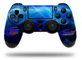 WraptorSkinz Skin compatible with Sony PS4 Dualshock Controller PlayStation 4 Original Slim and Pro SNS Crystal Blue (CONTROLLER NOT INCLUDED)