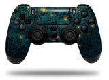 WraptorSkinz Skin compatible with Sony PS4 Dualshock Controller PlayStation 4 Original Slim and Pro Green Starry Night (CONTROLLER NOT INCLUDED)