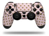 WraptorSkinz Skin compatible with Sony PS4 Dualshock Controller PlayStation 4 Original Slim and Pro Gold Fleur-de-lis (CONTROLLER NOT INCLUDED)
