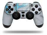 WraptorSkinz Skin compatible with Sony PS4 Dualshock Controller PlayStation 4 Original Slim and Pro Mint Gilded Marble (CONTROLLER NOT INCLUDED)