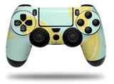 WraptorSkinz Skin compatible with Sony PS4 Dualshock Controller PlayStation 4 Original Slim and Pro Lemons Blue (CONTROLLER NOT INCLUDED)
