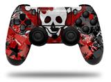 WraptorSkinz Skin compatible with Sony PS4 Dualshock Controller PlayStation 4 Original Slim and Pro Emo Skull Bones (CONTROLLER NOT INCLUDED)