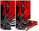 Cornhole Game Board Vinyl Skin Wrap Kit - Baja 0040 Red fits 24x48 game boards (GAMEBOARDS NOT INCLUDED)