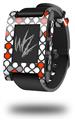 Locknodes 05 Red - Decal Style Skin fits original Pebble Smart Watch (WATCH SOLD SEPARATELY)