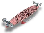 Folder Doodles Pink - Decal Style Vinyl Wrap Skin fits Longboard Skateboards up to 10"x42" (LONGBOARD NOT INCLUDED)