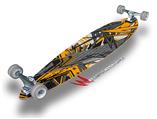 Baja 0032 Orange - Decal Style Vinyl Wrap Skin fits Longboard Skateboards up to 10"x42" (LONGBOARD NOT INCLUDED)