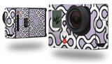 Locknodes 03 Lavender - Decal Style Skin fits GoPro Hero 3+ Camera (GOPRO NOT INCLUDED)