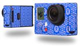 Gothic Punk Pattern Blue - Decal Style Skin fits GoPro Hero 3+ Camera (GOPRO NOT INCLUDED)