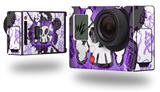 Cartoon Skull Purple - Decal Style Skin fits GoPro Hero 3+ Camera (GOPRO NOT INCLUDED)