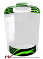 Decal Style Vinyl Skin compatible with Keurig K40 Elite Coffee Makers Zebra Green (KEURIG NOT INCLUDED)