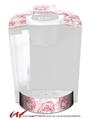 Decal Style Vinyl Skin compatible with Keurig K40 Elite Coffee Makers Flowers Pattern Roses 13 (KEURIG NOT INCLUDED)