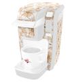 Decal Style Vinyl Skin compatible with Keurig K10 / K15 Mini Plus Coffee Makers Flowers Pattern 15 (KEURIG NOT INCLUDED)