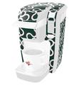 Decal Style Vinyl Skin compatible with Keurig K10 / K15 Mini Plus Coffee Makers Locknodes 03 Hunter Green (KEURIG NOT INCLUDED)