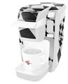 Decal Style Vinyl Skin compatible with Keurig K10 / K15 Mini Plus Coffee Makers Checkered Flag (KEURIG NOT INCLUDED)