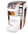 Decal Style Vinyl Skin compatible with Keurig K10 / K15 Mini Plus Coffee Makers Solar Flares (KEURIG NOT INCLUDED)