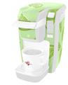 Decal Style Vinyl Skin compatible with Keurig K10 / K15 Mini Plus Coffee Makers Limes Green (KEURIG NOT INCLUDED)