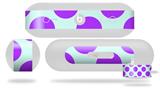 Decal Style Wrap Skin fits Beats Pill Plus Kearas Polka Dots Purple And Blue (BEATS PILL NOT INCLUDED)
