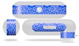 Decal Style Wrap Skin fits Beats Pill Plus Gothic Punk Pattern Blue (BEATS PILL NOT INCLUDED)