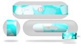 Decal Style Wrap Skin fits Beats Pill Plus Bokeh Squared Neon Teal (BEATS PILL NOT INCLUDED)