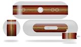 Decal Style Wrap Skin fits Beats Pill Plus Exotic Wood Zebra Wood Burst Fire Red (BEATS PILL NOT INCLUDED)