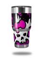 Skin Decal Wrap for Yeti Tumbler Rambler 30 oz Punk Skull Princess (TUMBLER NOT INCLUDED)
