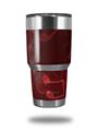 Skin Decal Wrap for Yeti Tumbler Rambler 30 oz Bokeh Music Red (TUMBLER NOT INCLUDED)