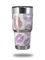 Skin Decal Wrap for Yeti Tumbler Rambler 30 oz Pink Purple Lips (TUMBLER NOT INCLUDED)