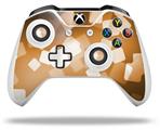 WraptorSkinz Decal Skin Wrap Set works with 2016 and newer XBOX One S / X Controller Bokeh Squared Orange (CONTROLLER NOT INCLUDED)