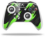 WraptorSkinz Decal Skin Wrap Set works with 2016 and newer XBOX One S / X Controller Jagged Camo Neon Green (CONTROLLER NOT INCLUDED)