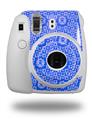 WraptorSkinz Skin Decal Wrap compatible with Fujifilm Mini 8 Camera Gothic Punk Pattern Blue (CAMERA NOT INCLUDED)